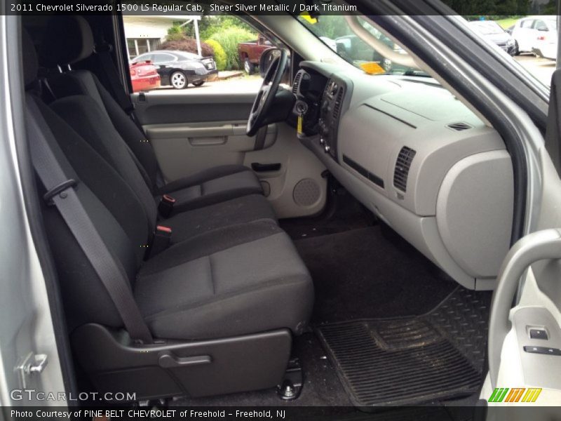 Sheer Silver Metallic / Dark Titanium 2011 Chevrolet Silverado 1500 LS Regular Cab