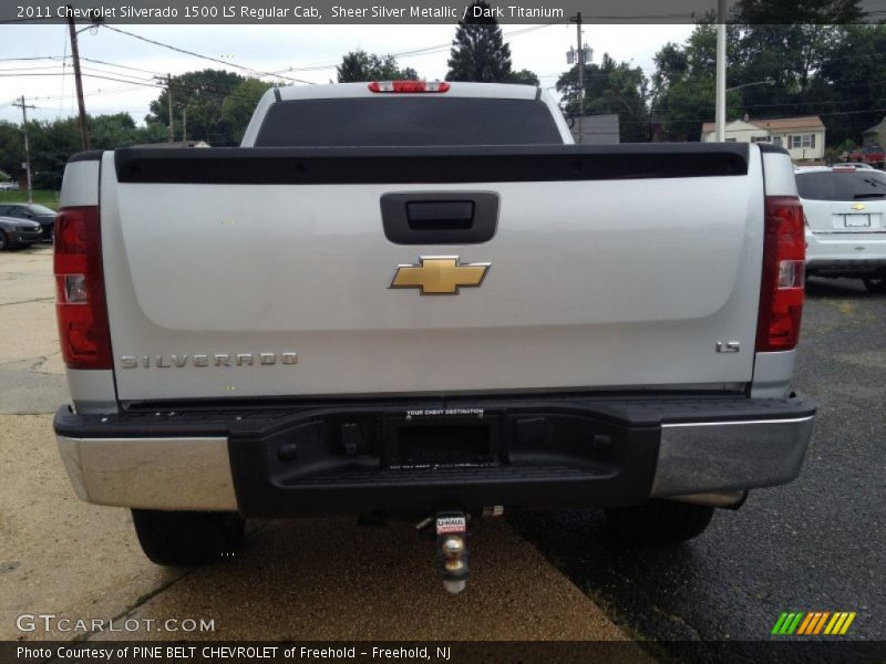 Sheer Silver Metallic / Dark Titanium 2011 Chevrolet Silverado 1500 LS Regular Cab