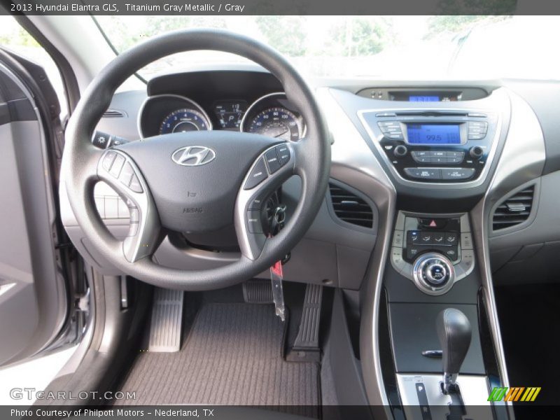 Titanium Gray Metallic / Gray 2013 Hyundai Elantra GLS