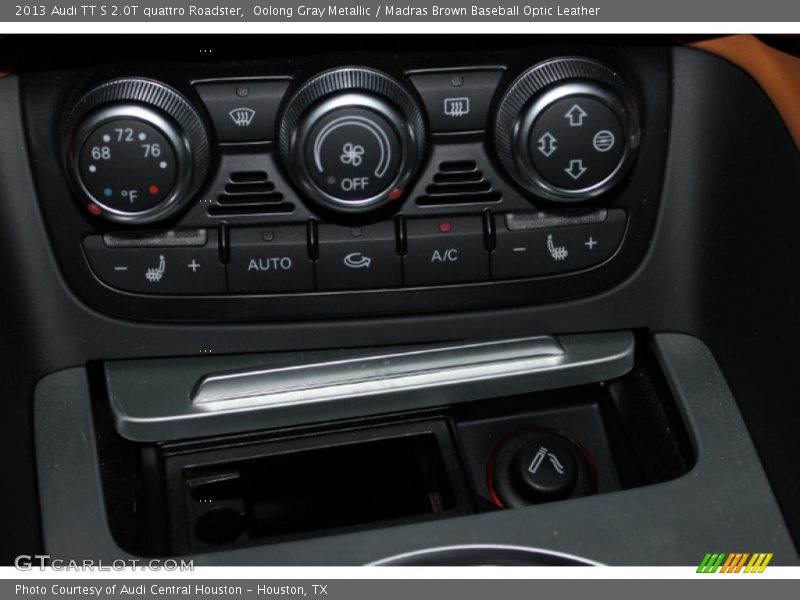 Controls of 2013 TT S 2.0T quattro Roadster