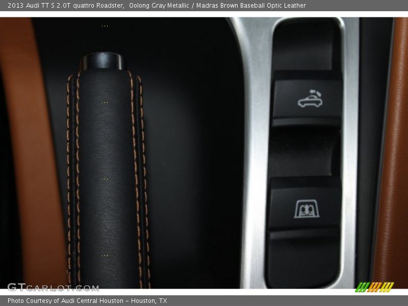 Oolong Gray Metallic / Madras Brown Baseball Optic Leather 2013 Audi TT S 2.0T quattro Roadster
