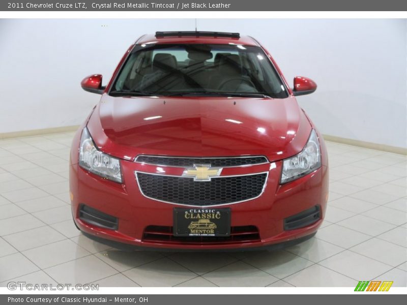 Crystal Red Metallic Tintcoat / Jet Black Leather 2011 Chevrolet Cruze LTZ