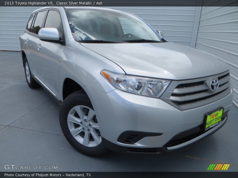 Classic Silver Metallic / Ash 2013 Toyota Highlander V6