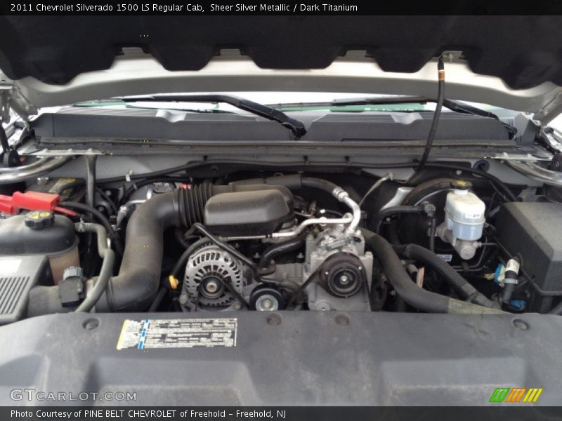 Sheer Silver Metallic / Dark Titanium 2011 Chevrolet Silverado 1500 LS Regular Cab