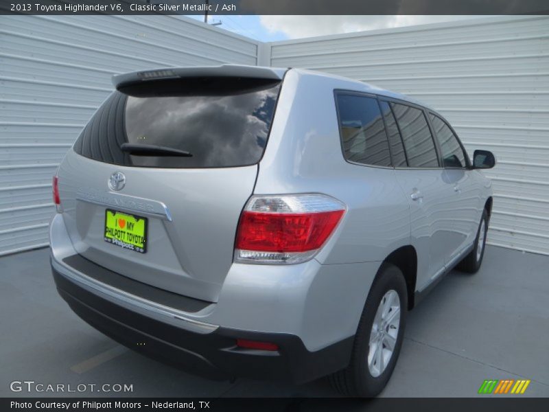 Classic Silver Metallic / Ash 2013 Toyota Highlander V6