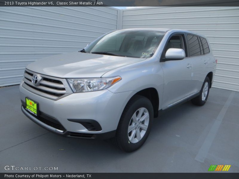 Classic Silver Metallic / Ash 2013 Toyota Highlander V6