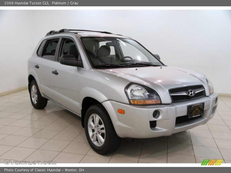 Platinum / Gray 2009 Hyundai Tucson GLS