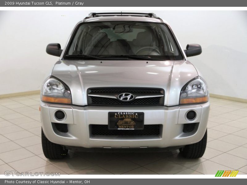 Platinum / Gray 2009 Hyundai Tucson GLS