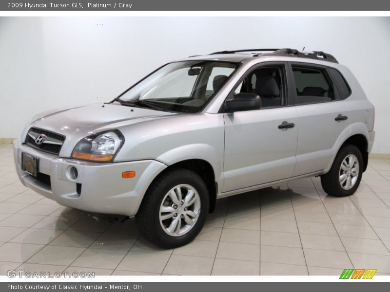 Platinum / Gray 2009 Hyundai Tucson GLS