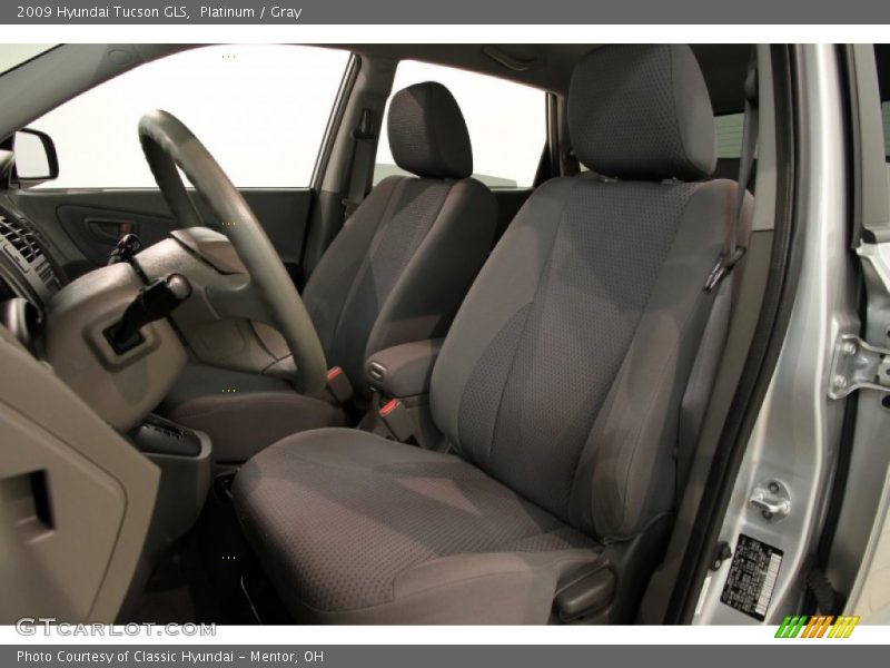 Platinum / Gray 2009 Hyundai Tucson GLS