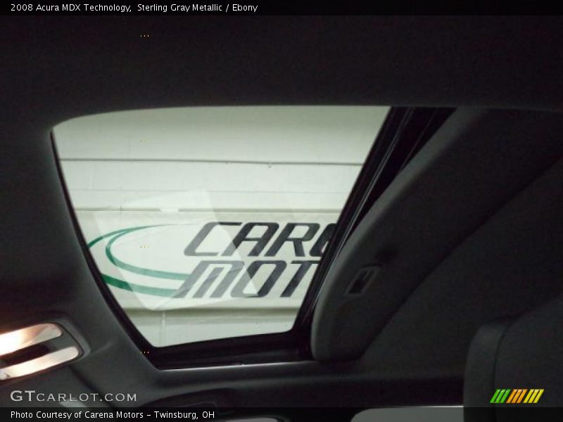 Sterling Gray Metallic / Ebony 2008 Acura MDX Technology