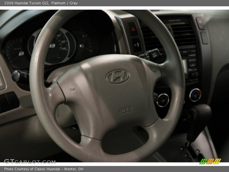 Platinum / Gray 2009 Hyundai Tucson GLS