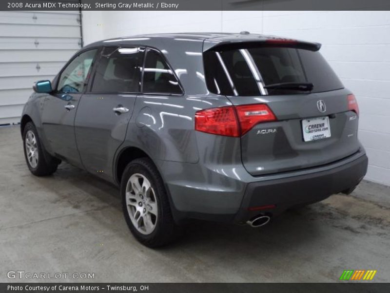 Sterling Gray Metallic / Ebony 2008 Acura MDX Technology