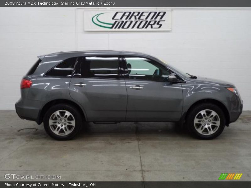 Sterling Gray Metallic / Ebony 2008 Acura MDX Technology
