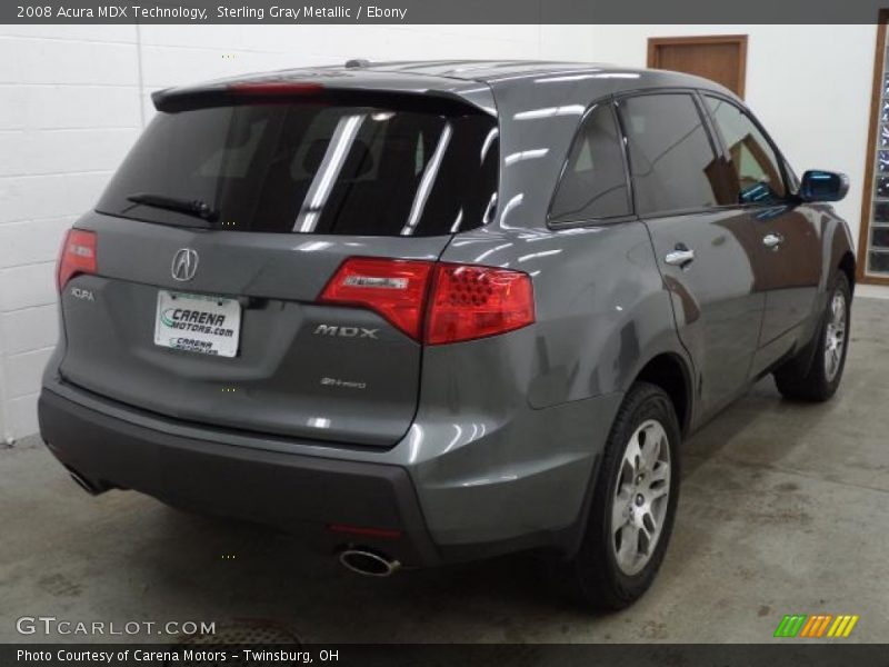 Sterling Gray Metallic / Ebony 2008 Acura MDX Technology