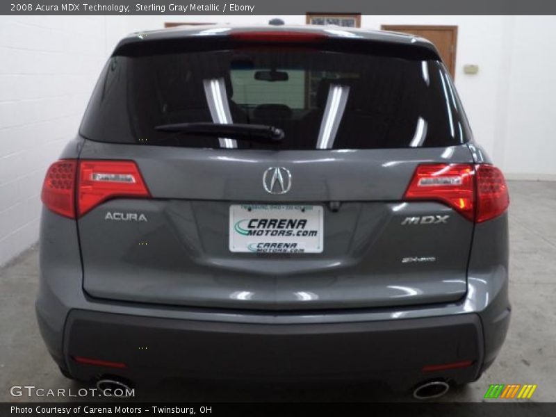Sterling Gray Metallic / Ebony 2008 Acura MDX Technology