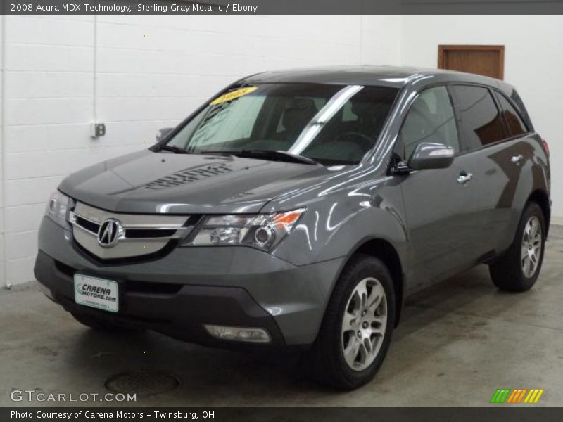 Sterling Gray Metallic / Ebony 2008 Acura MDX Technology