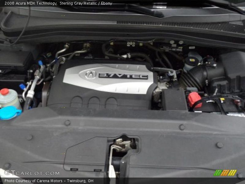 Sterling Gray Metallic / Ebony 2008 Acura MDX Technology
