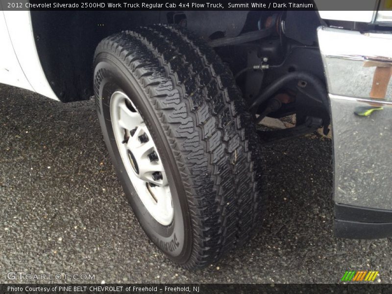 Summit White / Dark Titanium 2012 Chevrolet Silverado 2500HD Work Truck Regular Cab 4x4 Plow Truck