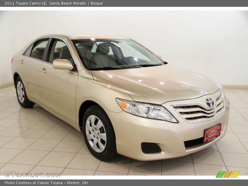 Sandy Beach Metallic / Bisque 2011 Toyota Camry LE