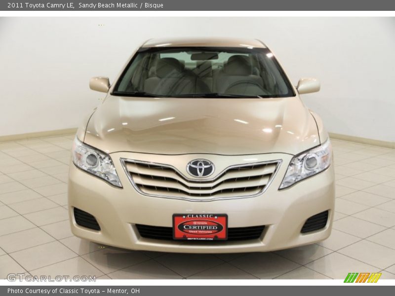 Sandy Beach Metallic / Bisque 2011 Toyota Camry LE