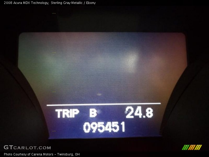 Sterling Gray Metallic / Ebony 2008 Acura MDX Technology