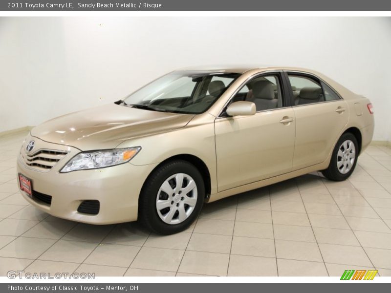 Sandy Beach Metallic / Bisque 2011 Toyota Camry LE