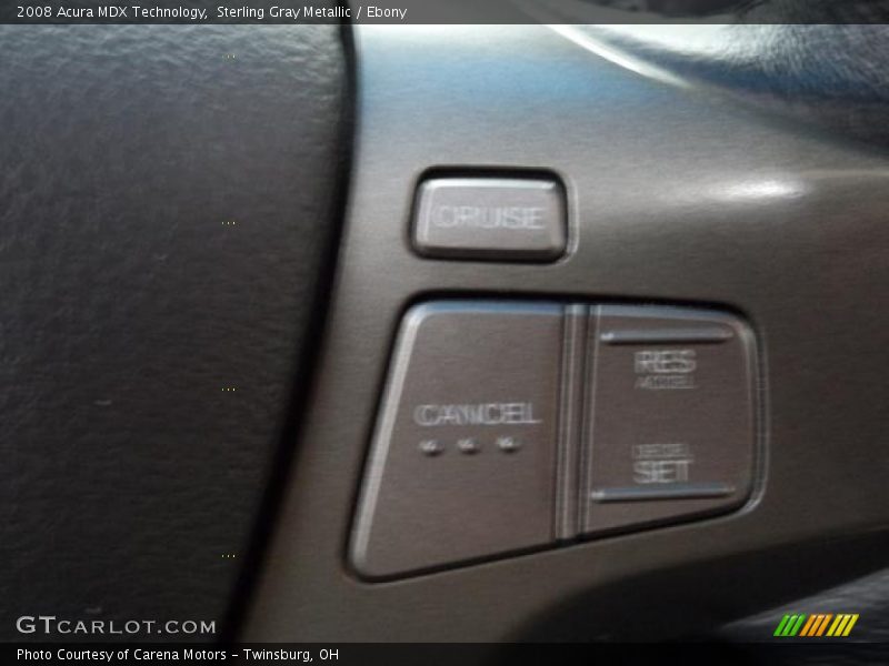 Sterling Gray Metallic / Ebony 2008 Acura MDX Technology