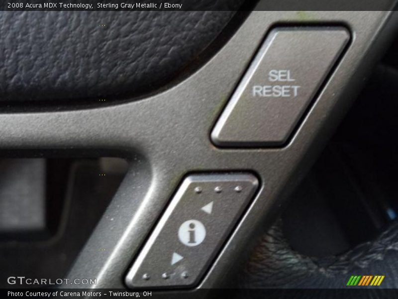 Sterling Gray Metallic / Ebony 2008 Acura MDX Technology