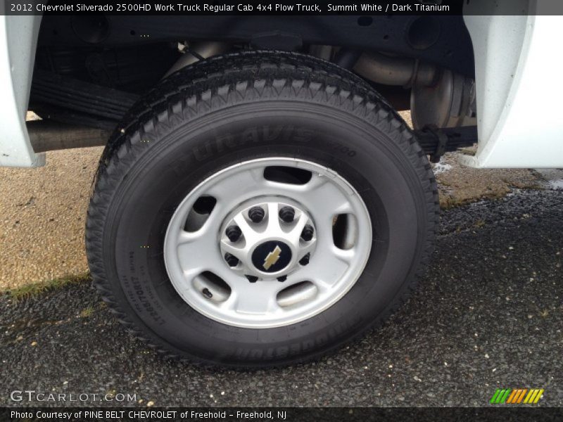 Summit White / Dark Titanium 2012 Chevrolet Silverado 2500HD Work Truck Regular Cab 4x4 Plow Truck