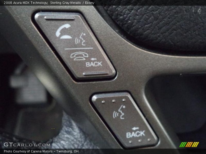 Sterling Gray Metallic / Ebony 2008 Acura MDX Technology