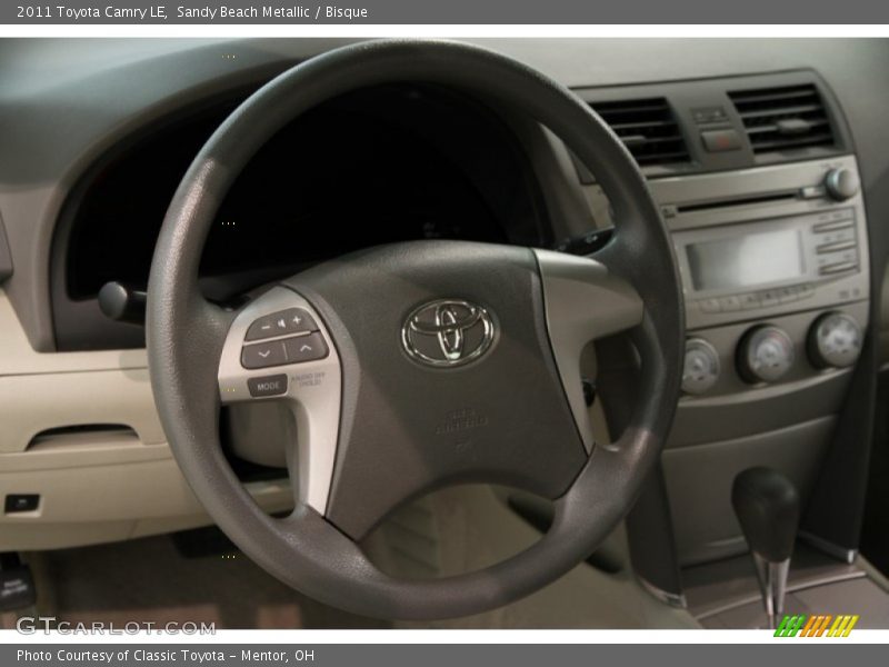 Sandy Beach Metallic / Bisque 2011 Toyota Camry LE