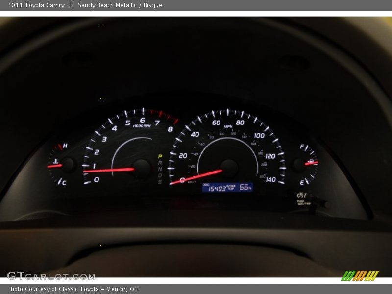 Sandy Beach Metallic / Bisque 2011 Toyota Camry LE