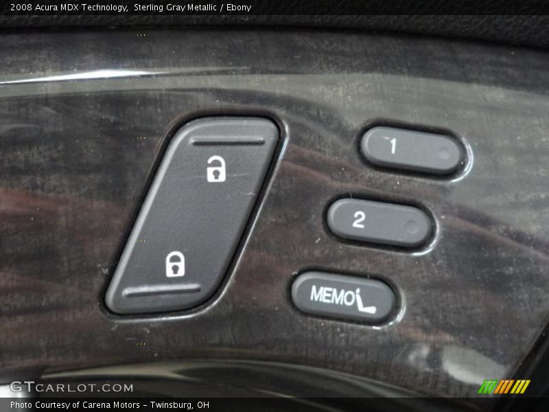 Sterling Gray Metallic / Ebony 2008 Acura MDX Technology