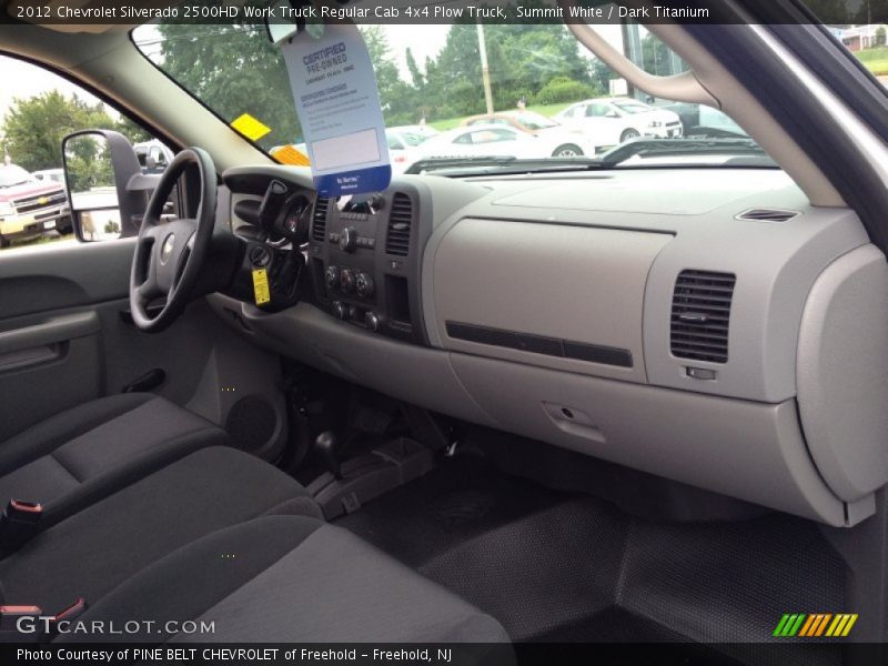 Summit White / Dark Titanium 2012 Chevrolet Silverado 2500HD Work Truck Regular Cab 4x4 Plow Truck