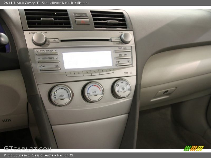 Sandy Beach Metallic / Bisque 2011 Toyota Camry LE