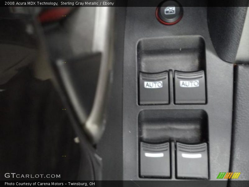 Sterling Gray Metallic / Ebony 2008 Acura MDX Technology