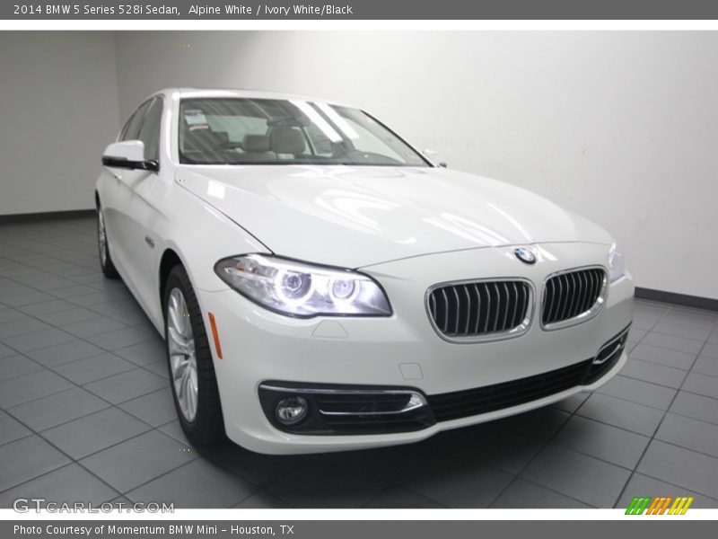 Alpine White / Ivory White/Black 2014 BMW 5 Series 528i Sedan