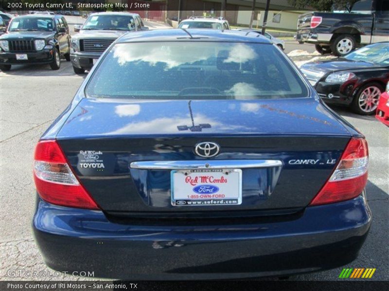 Stratosphere Mica / Stone 2002 Toyota Camry LE