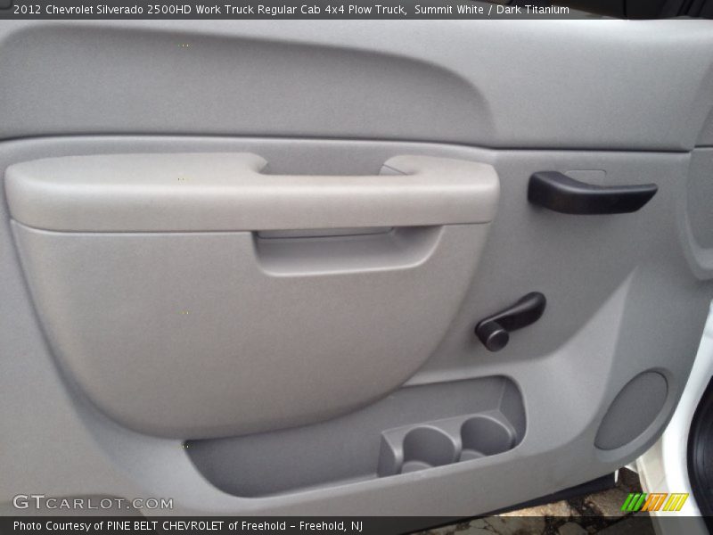 Summit White / Dark Titanium 2012 Chevrolet Silverado 2500HD Work Truck Regular Cab 4x4 Plow Truck