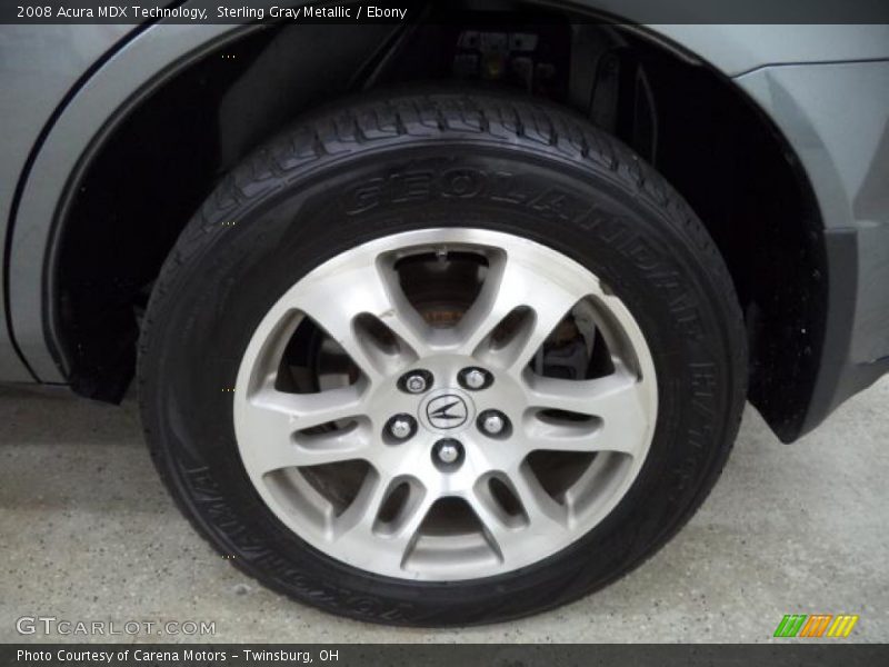 Sterling Gray Metallic / Ebony 2008 Acura MDX Technology