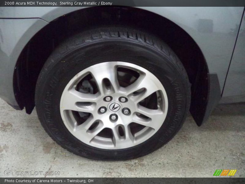 Sterling Gray Metallic / Ebony 2008 Acura MDX Technology