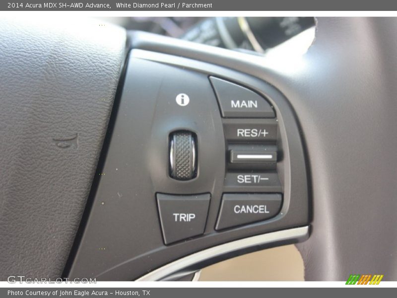 White Diamond Pearl / Parchment 2014 Acura MDX SH-AWD Advance