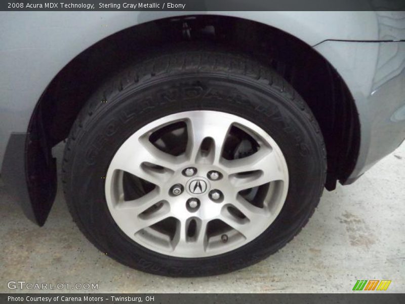 Sterling Gray Metallic / Ebony 2008 Acura MDX Technology