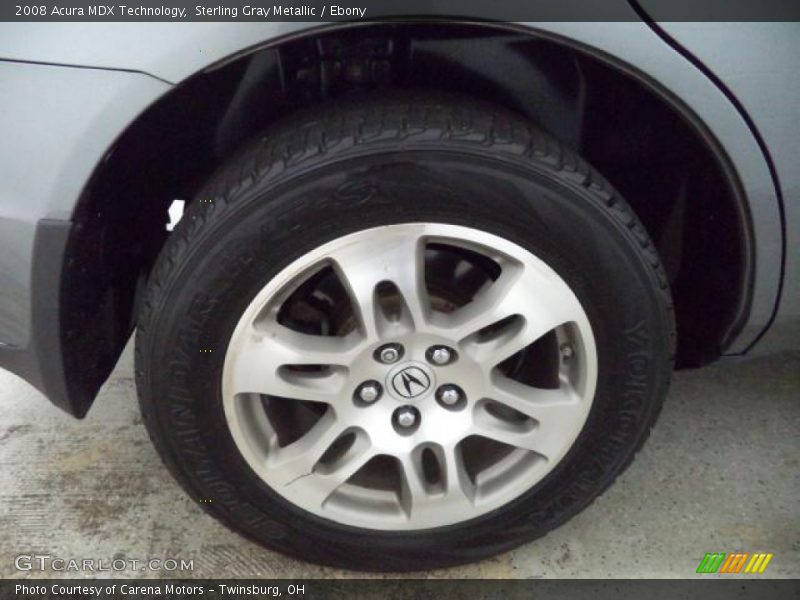 Sterling Gray Metallic / Ebony 2008 Acura MDX Technology