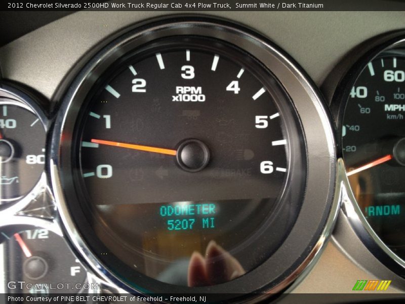 Summit White / Dark Titanium 2012 Chevrolet Silverado 2500HD Work Truck Regular Cab 4x4 Plow Truck