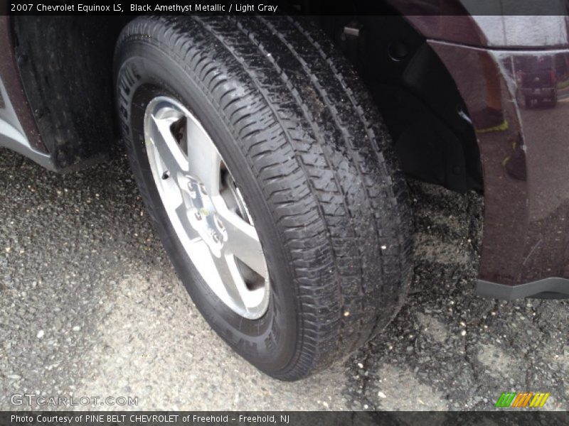 Black Amethyst Metallic / Light Gray 2007 Chevrolet Equinox LS