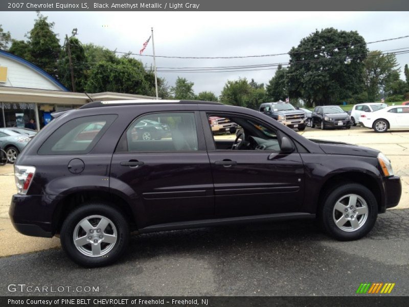Black Amethyst Metallic / Light Gray 2007 Chevrolet Equinox LS