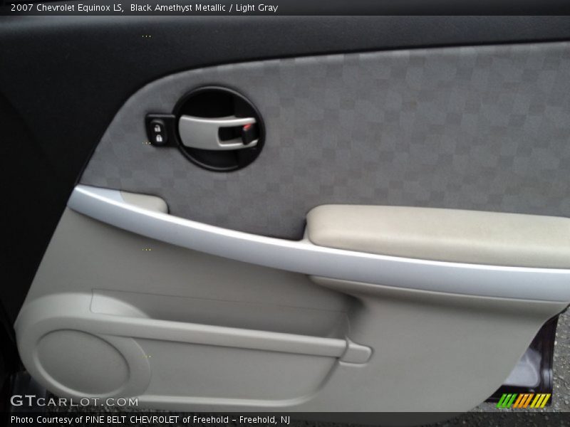 Black Amethyst Metallic / Light Gray 2007 Chevrolet Equinox LS