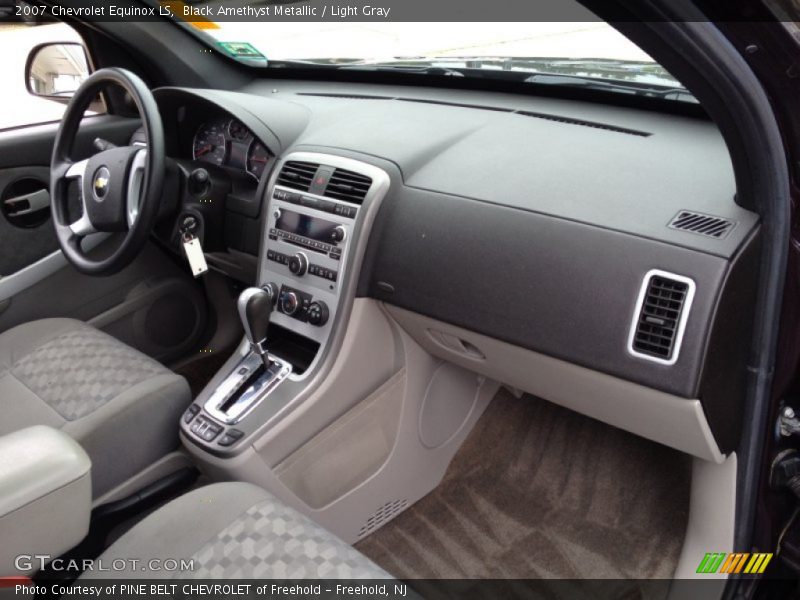 Black Amethyst Metallic / Light Gray 2007 Chevrolet Equinox LS